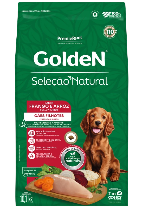 Golden Seleção Natural filhotes adultos 10,1 Kg Cães Adultos