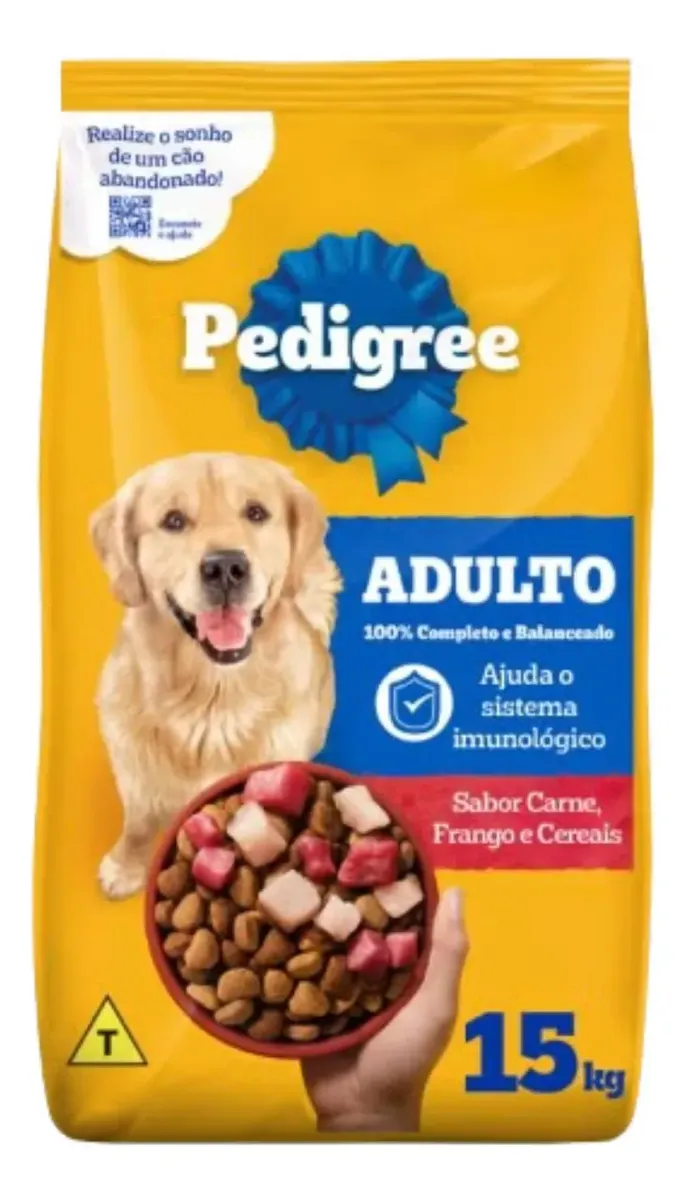Ração Pedigree Cães Adulto Sabor Frango 20kg