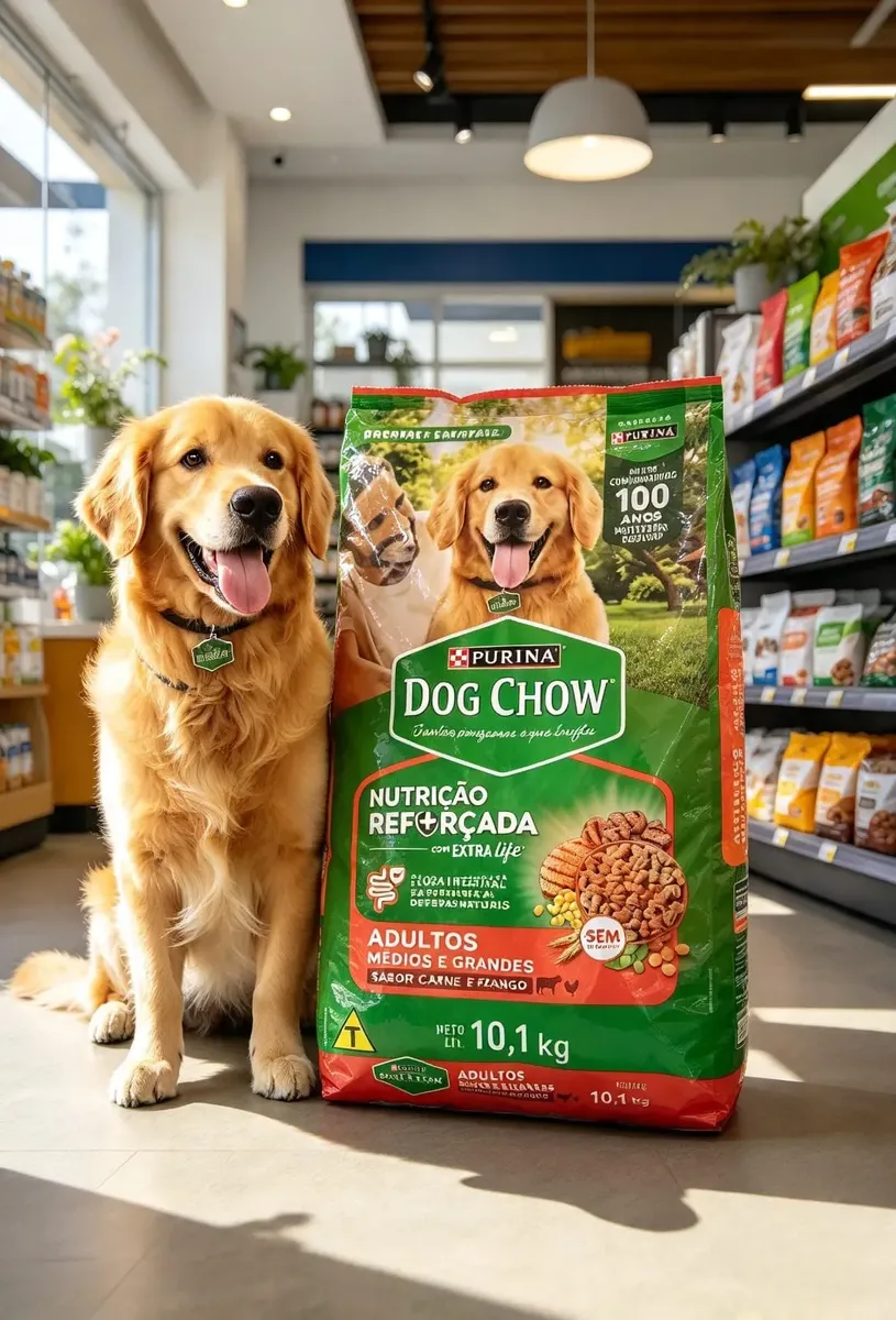 Ração Purina Dog Chow Adultos Médios E Grandes 10,1kg