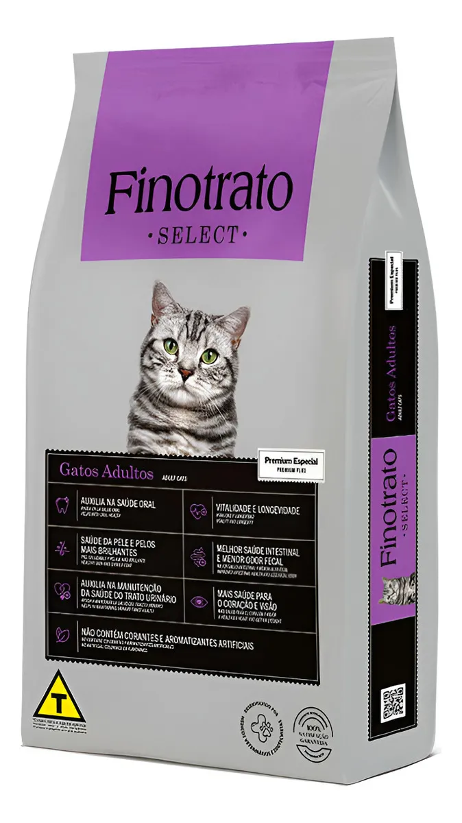 Ração Finotrato Select Para Gatos Adultos - 20 Kg