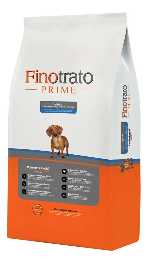 Finotrato Prime Cães Sênior Raças Pequenas E Médias 10,1kg