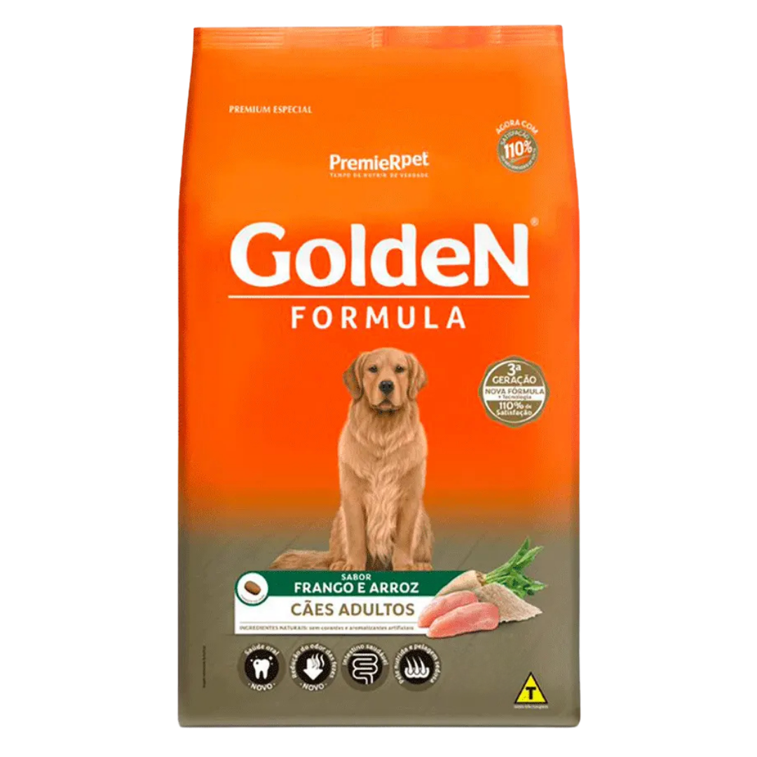 Golden Premium Especial Formula alimento para cão adulto sabor frango e arroz 20kg
