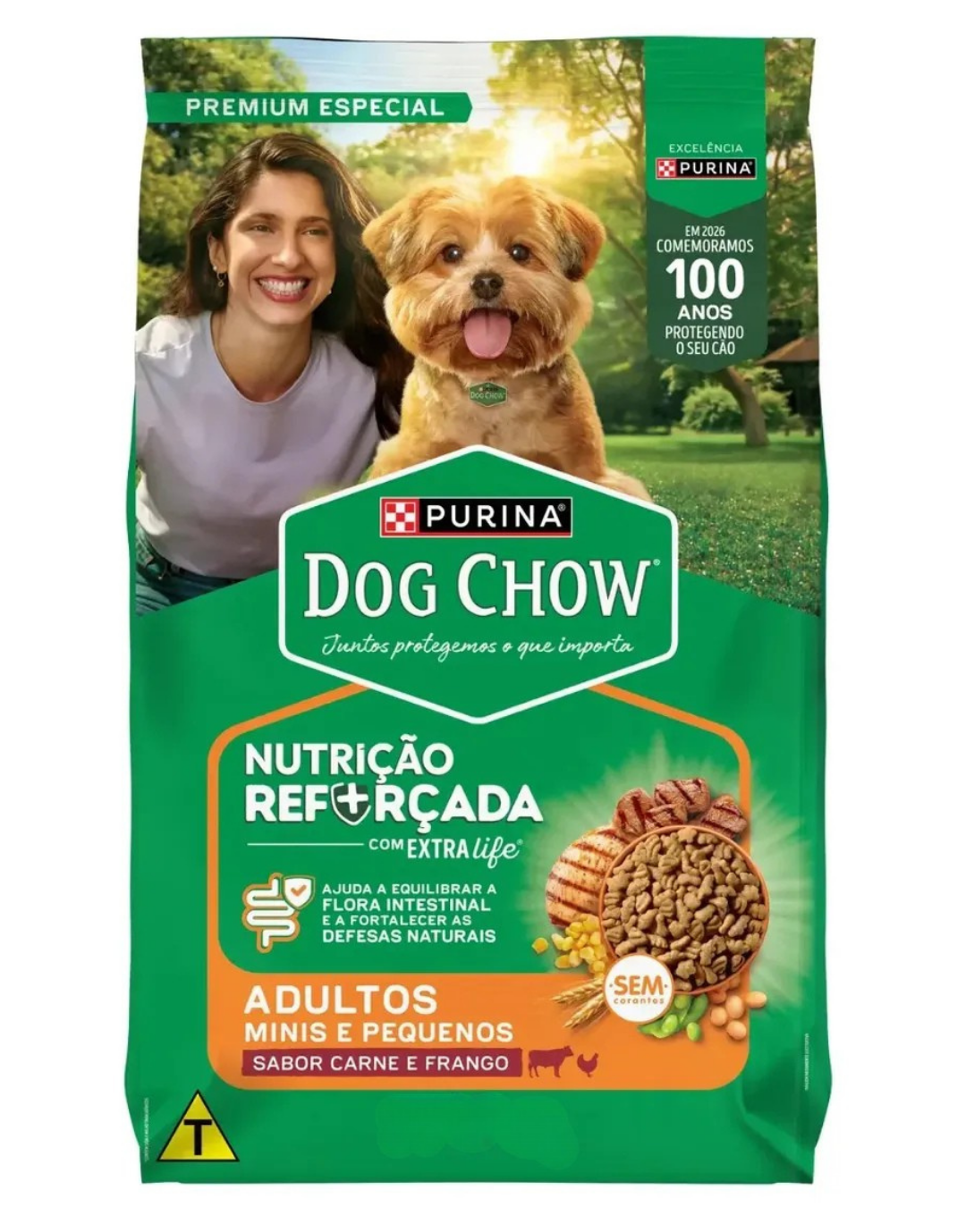 Ração Dog Chow Para Cães Adultos Mini E Pequenos 15kg