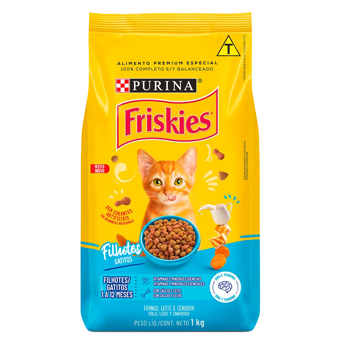 Ração Nestlé Purina Friskies Filhotes Gatos 10,1Kg Frango