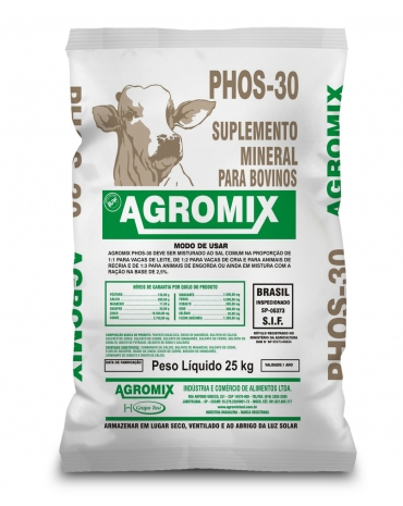 Sal Mineral Bovino Fósforo 30 · 25kg